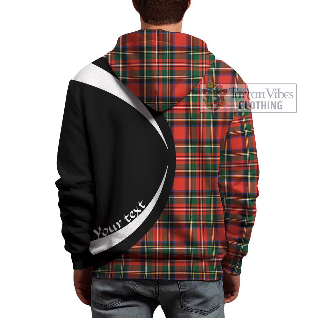 Lyle Tartan Hoodie with Family Crest Circle Style - Tartan Vibes Clothing