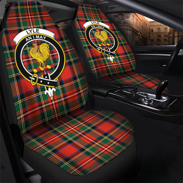 Lyle Tartan Car Seat Cover with Family Crest - Tartan Vibes Clothing