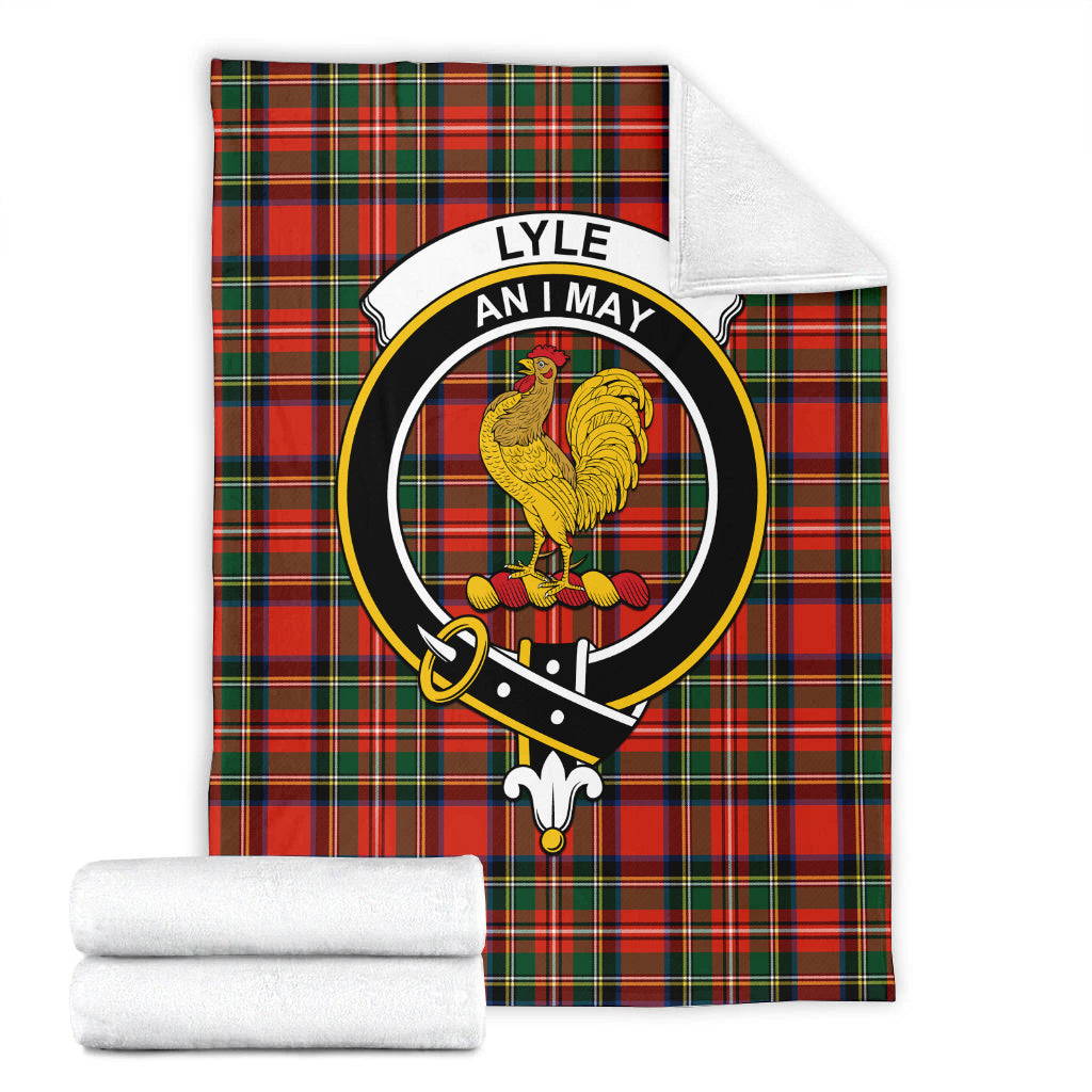 Lyle Tartan Blanket with Family Crest - Tartan Vibes Clothing