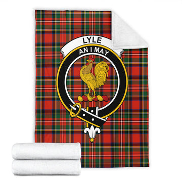 Lyle Tartan Blanket with Family Crest - Tartan Vibes Clothing