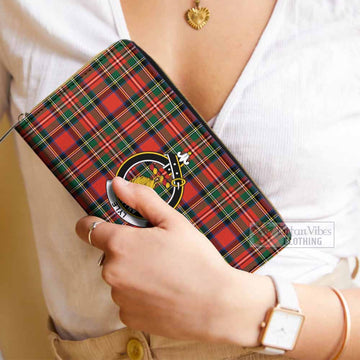 Tartan Vibes Clothing Lyle Tartan Women's Leather Wallet with Family Crest