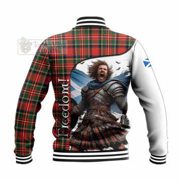 Lyle Crest Tartan Baseball Jacket Inspired by the Freedom of Scottish Warrior - Tartan Vibes Clothing