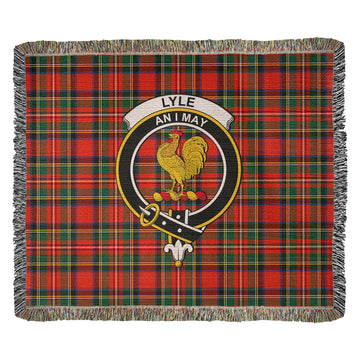 Lyle Tartan Woven Blanket with Family Crest