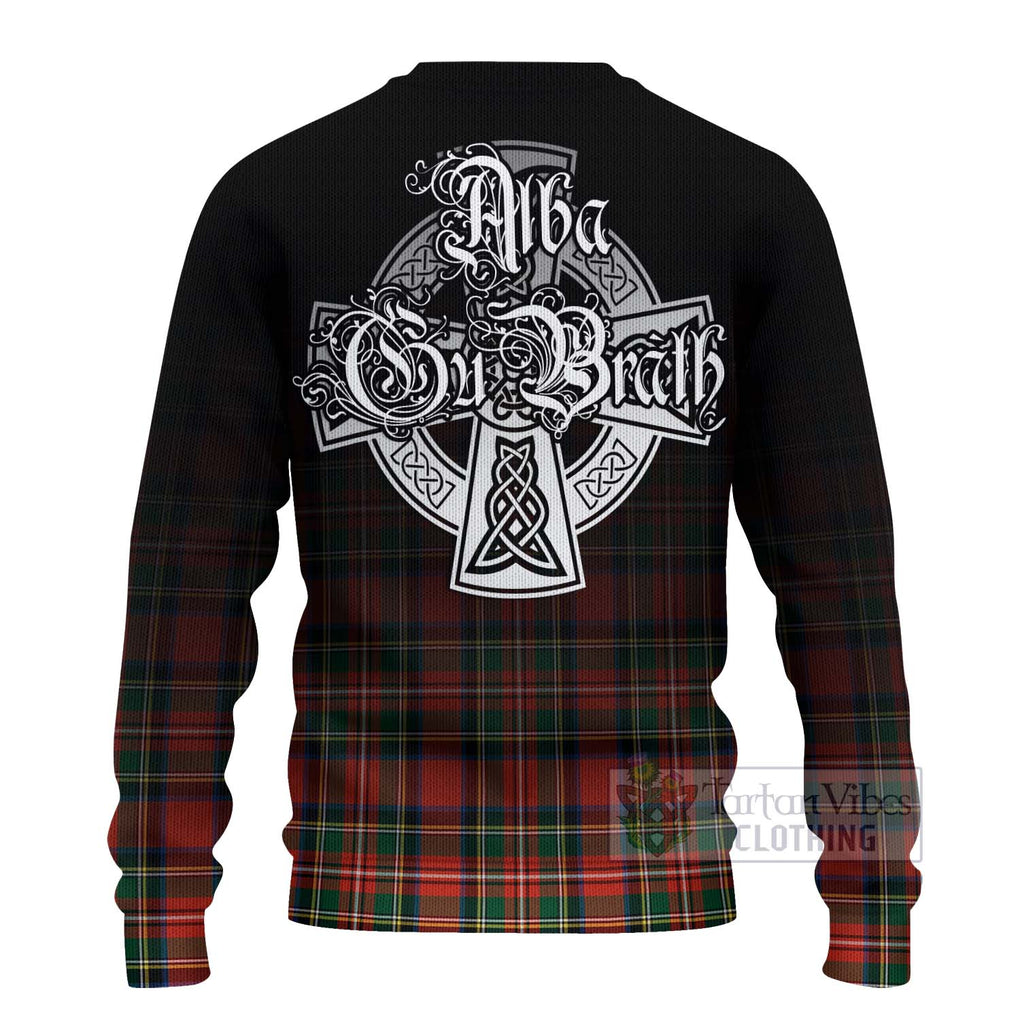 Lyle Tartan Ugly Sweater Featuring Alba Gu Brath Family Crest Celtic Inspired - Tartan Vibes Clothing