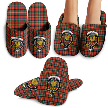 Lyle Tartan Home Slippers with Family Crest - Tartan Vibes Clothing