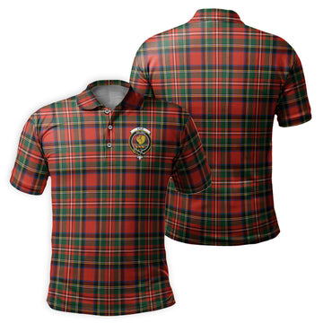 Lyle Tartan Men's Polo Shirt with Family Crest