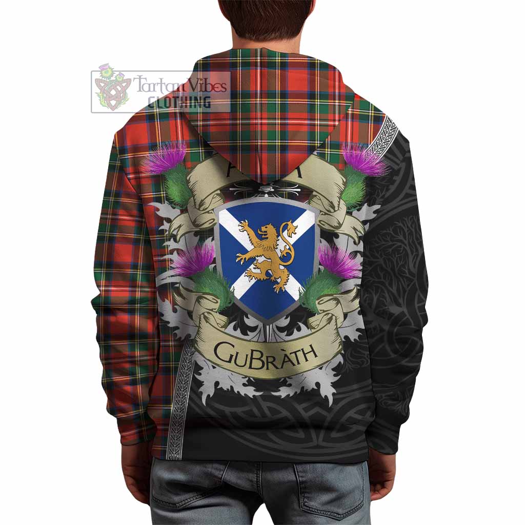 Lyle Tartan Family Crest Hoodie Lion Rampant Royal Thistle Shield Celtic Inspired - Tartan Vibes Clothing