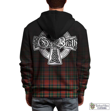 Lyle Tartan Hoodie Featuring Alba Gu Brath Family Crest Celtic Inspired - Tartan Vibes Clothing