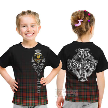 Lyle Tartan Kid T-Shirt Featuring Alba Gu Brath Family Crest Celtic Inspired - Tartan Vibes Clothing