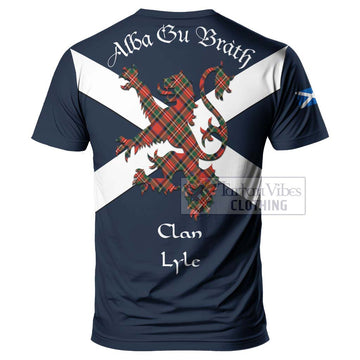 Lyle Tartan Lion Rampant T-Shirt Proudly Display Your Heritage with Alba Gu Brath and Clan Name - Tartan Vibes Clothing