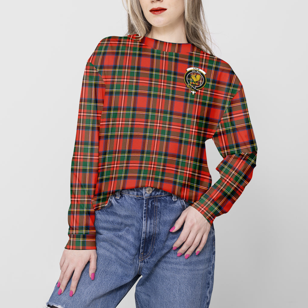 Lyle Tartan Sweatshirt with Family Crest - Tartan Vibes Clothing