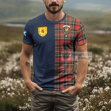 Lyle Tartan T-Shirt Alba with Scottish Lion Royal Arm Half Style - Tartan Vibes Clothing