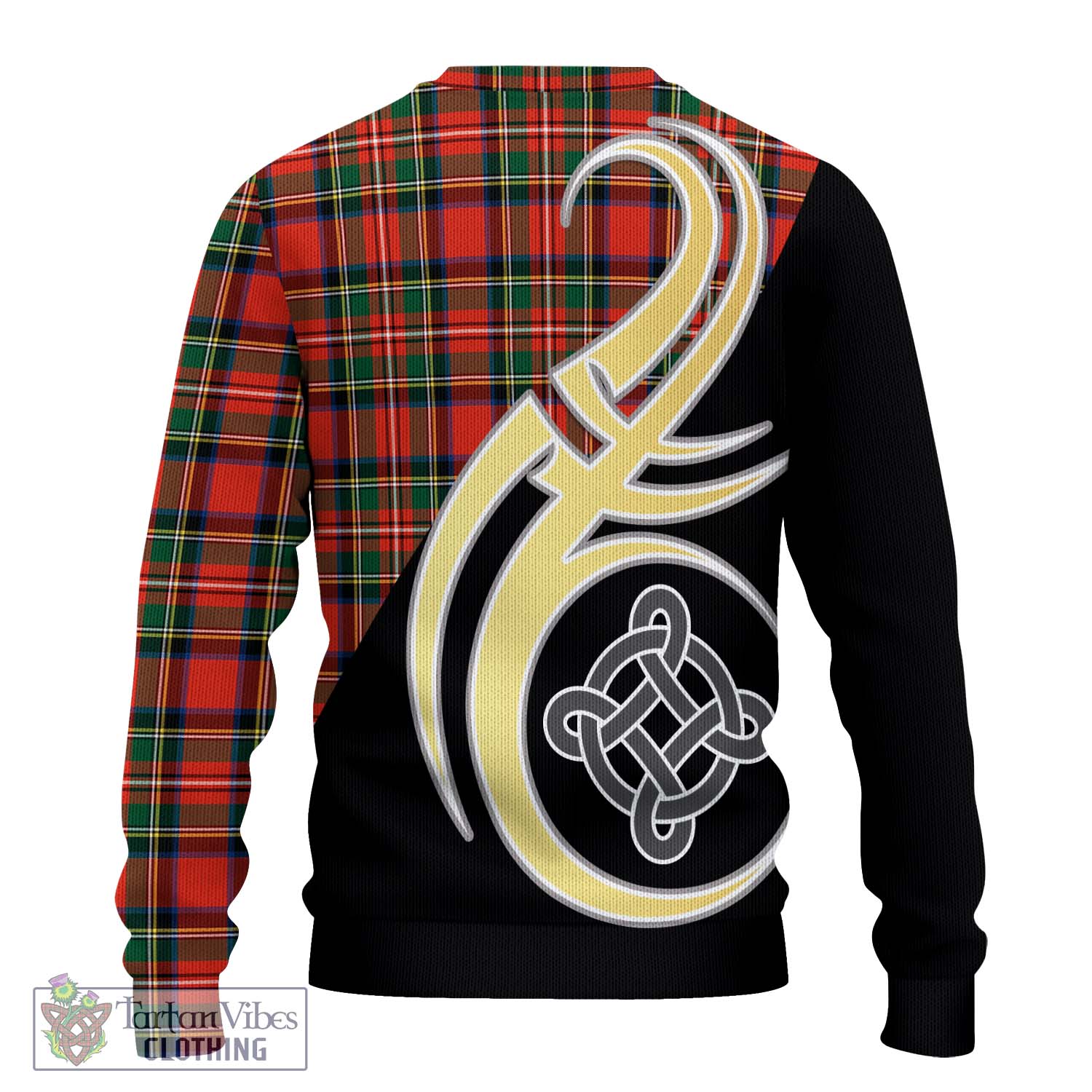 Lyle Tartan Ugly Sweater with Family Crest and Celtic Symbol Style - Tartan Vibes Clothing