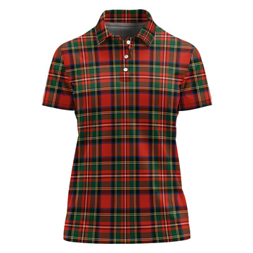 Lyle Tartan Polo Shirt For Women