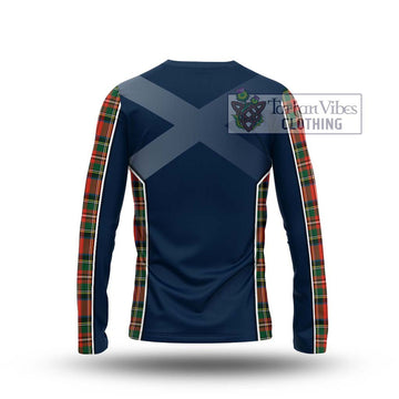 Lyle Tartan Long Sleeve T-Shirt with Family Crest and Lion Rampant Vibes Sport Style - Tartan Vibes Clothing