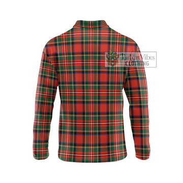 Lyle Tartan Long Sleeve Polo Shirt with Family Crest DNA In Me Style - Tartan Vibes Clothing