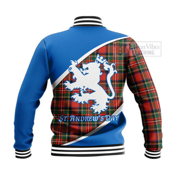 Lyle Family Crest Tartan Baseball Jacket Celebrate Saint Andrew's Day in Style - Tartan Vibes Clothing