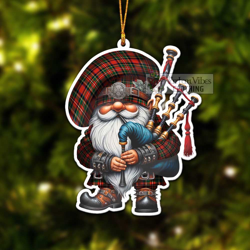 Lyle Tartan Bagpiper Gnome Christmas Ornament - Tartan Vibes Clothing