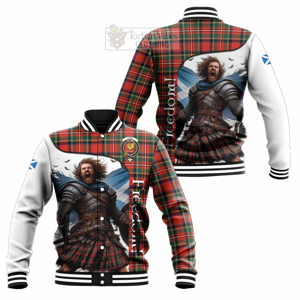 Lyle Crest Tartan Baseball Jacket Inspired by the Freedom of Scottish Warrior - Tartan Vibes Clothing