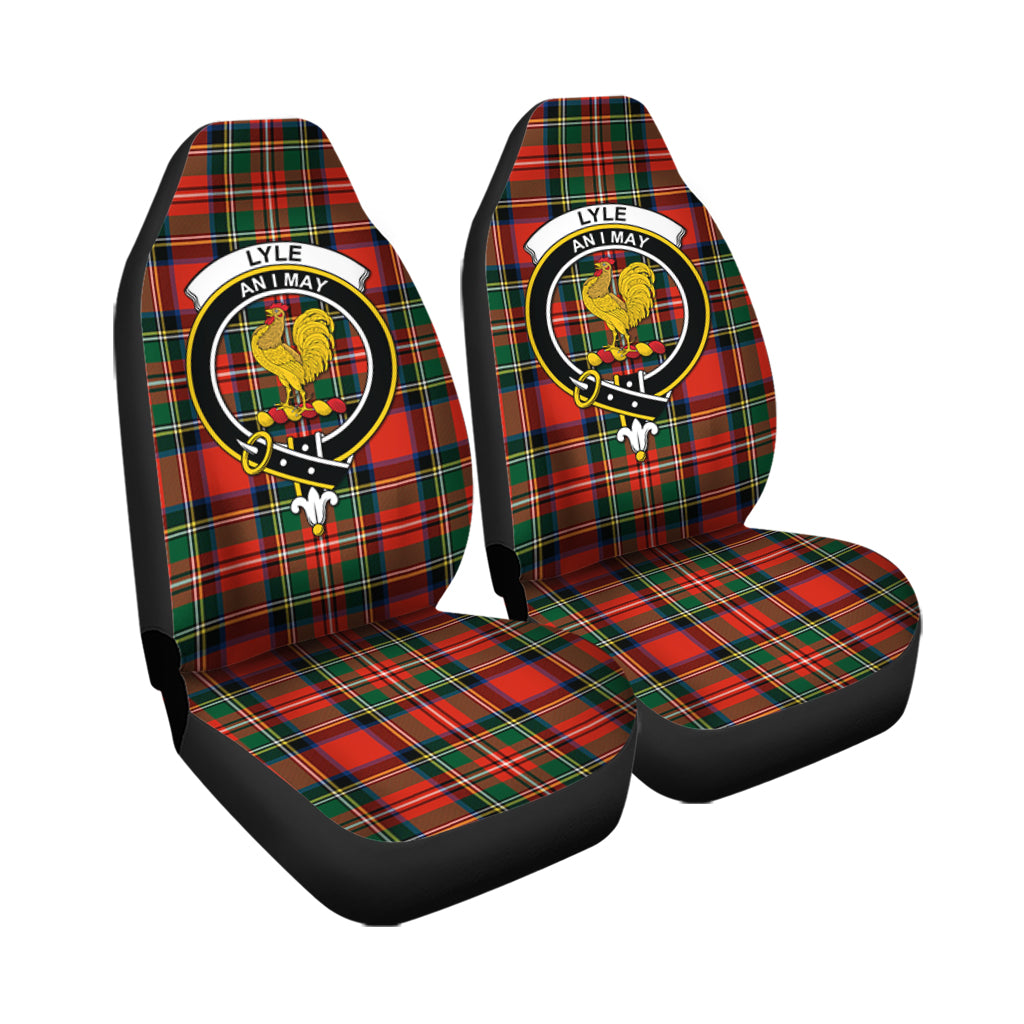 Lyle Tartan Car Seat Cover with Family Crest - Tartan Vibes Clothing