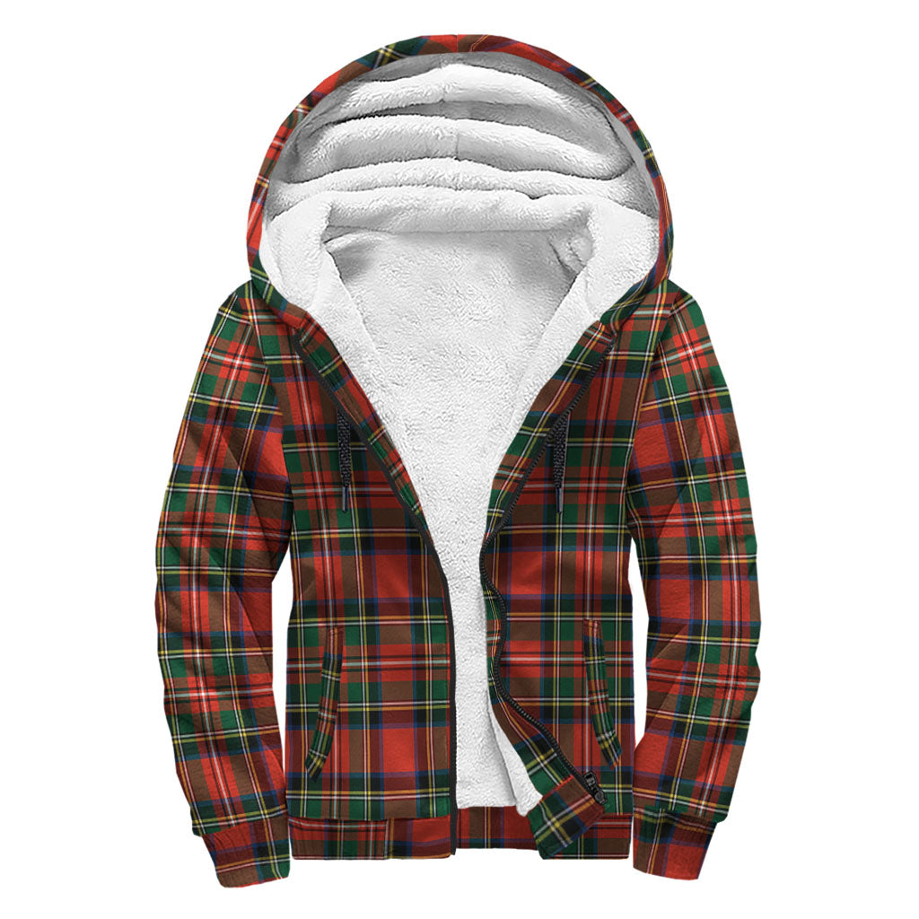 Lyle Tartan Sherpa Hoodie with Family Crest - Tartan Vibes Clothing