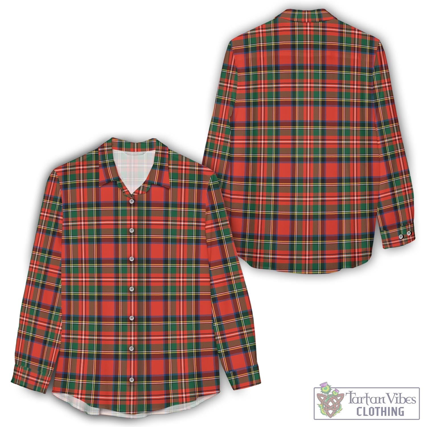 Lyle Tartan Women's Casual Shirt - Tartan Vibes Clothing