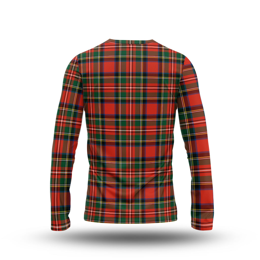 Lyle Tartan Long Sleeve T-Shirt with Family Crest - Tartan Vibes Clothing