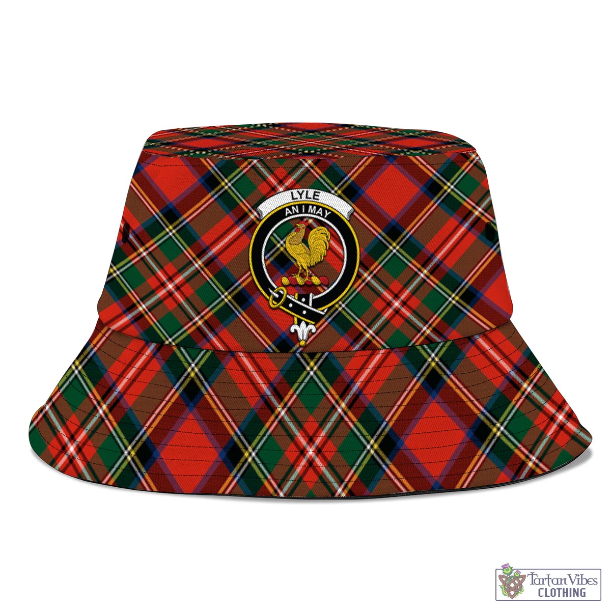Lyle Tartan Bucket Hat with Family Crest - Tartan Vibes Clothing