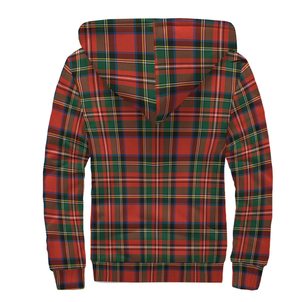 Lyle Tartan Sherpa Hoodie with Family Crest - Tartan Vibes Clothing