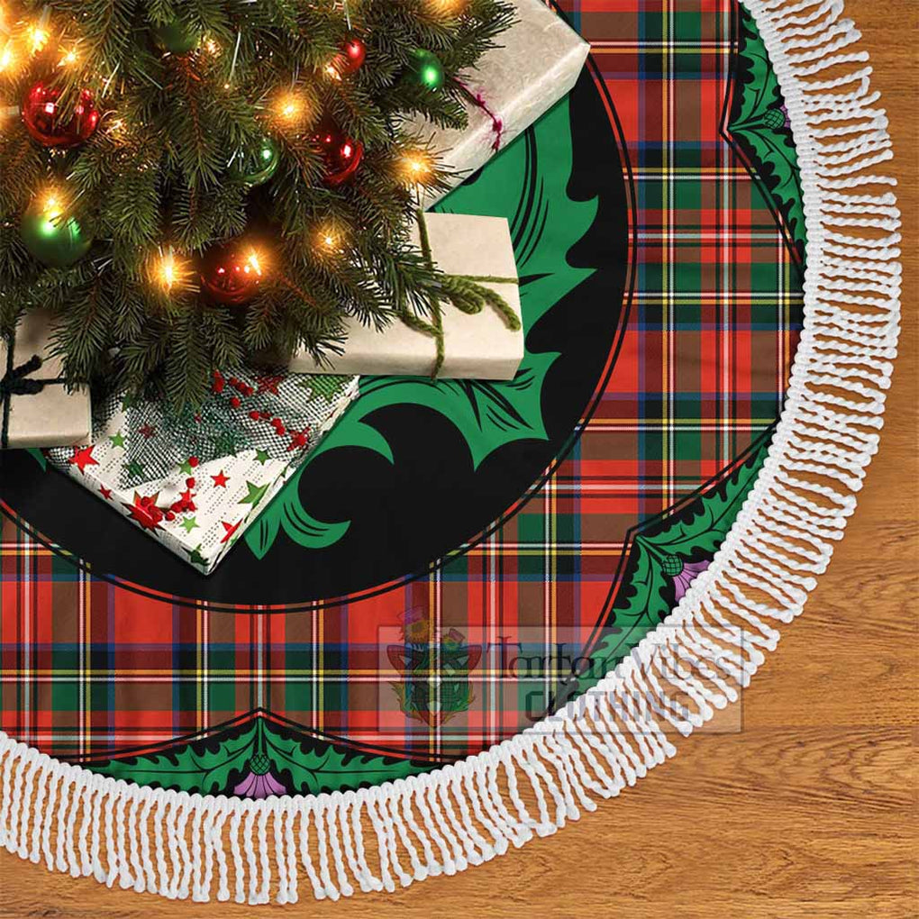 Lyle Tartan Christmas Tree Skirt Scottish Thistle Style - Tartan Vibes Clothing