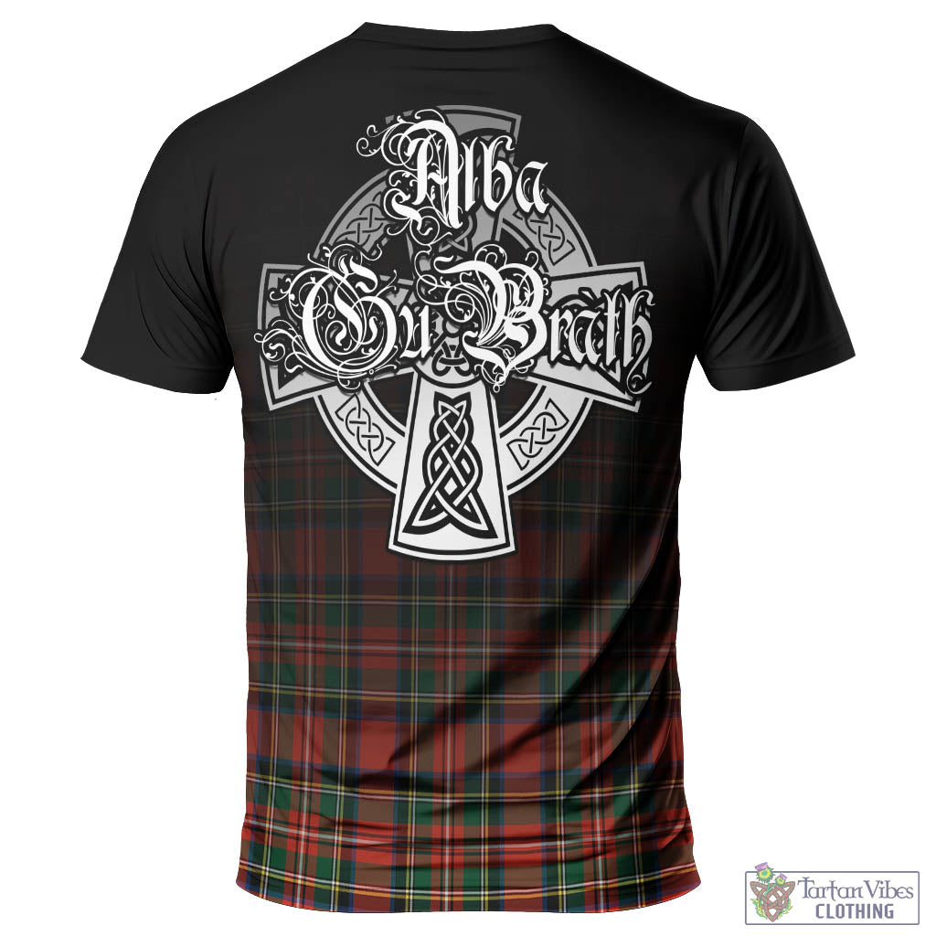 Lyle Tartan T-Shirt Featuring Alba Gu Brath Family Crest Celtic Inspired - Tartan Vibes Clothing