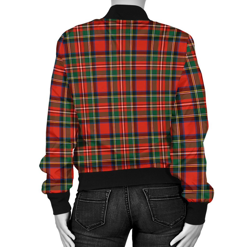 Lyle Tartan Bomber Jacket with Family Crest - Tartan Vibes Clothing