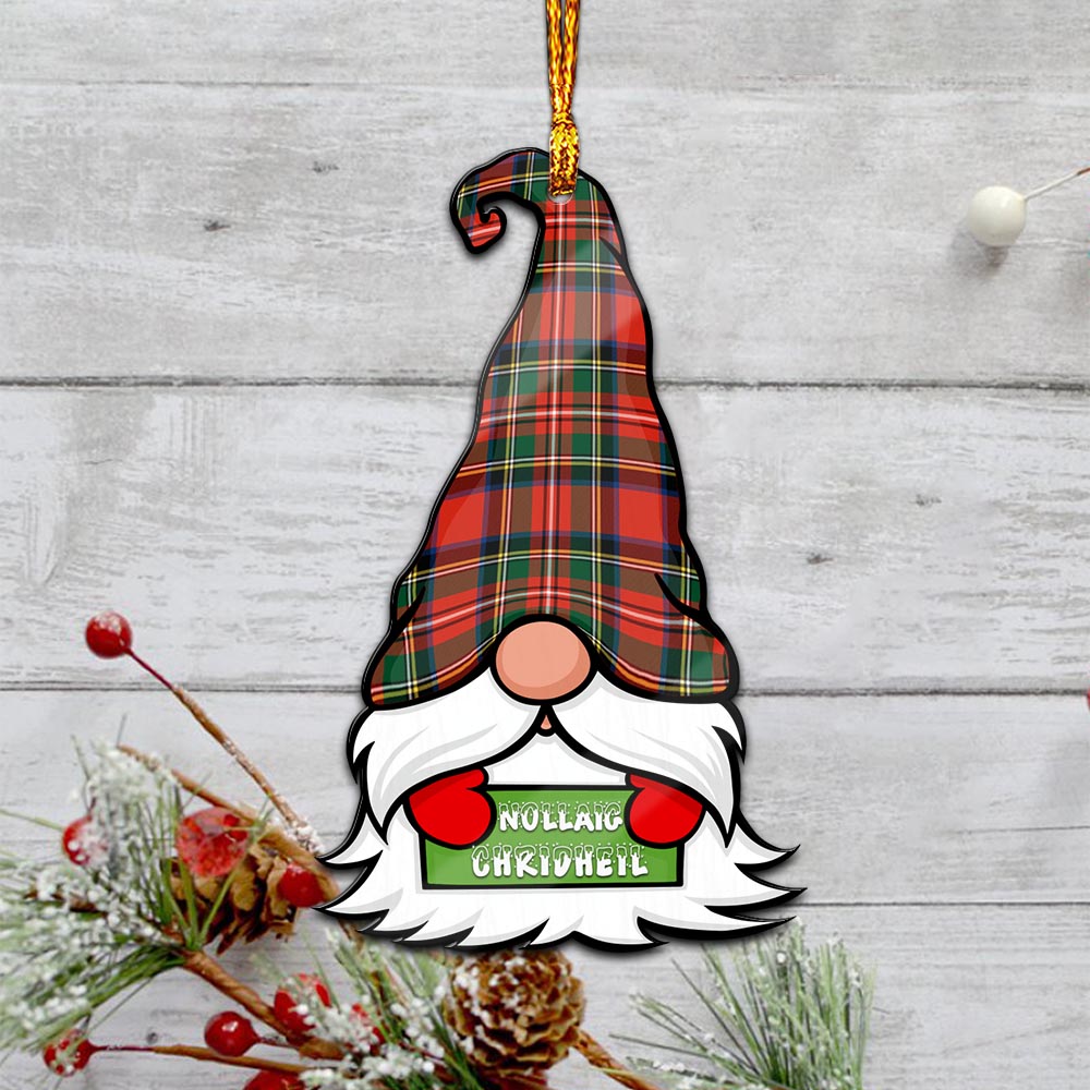 Lyle Gnome Christmas Ornament with His Tartan Christmas Hat - Tartan Vibes Clothing