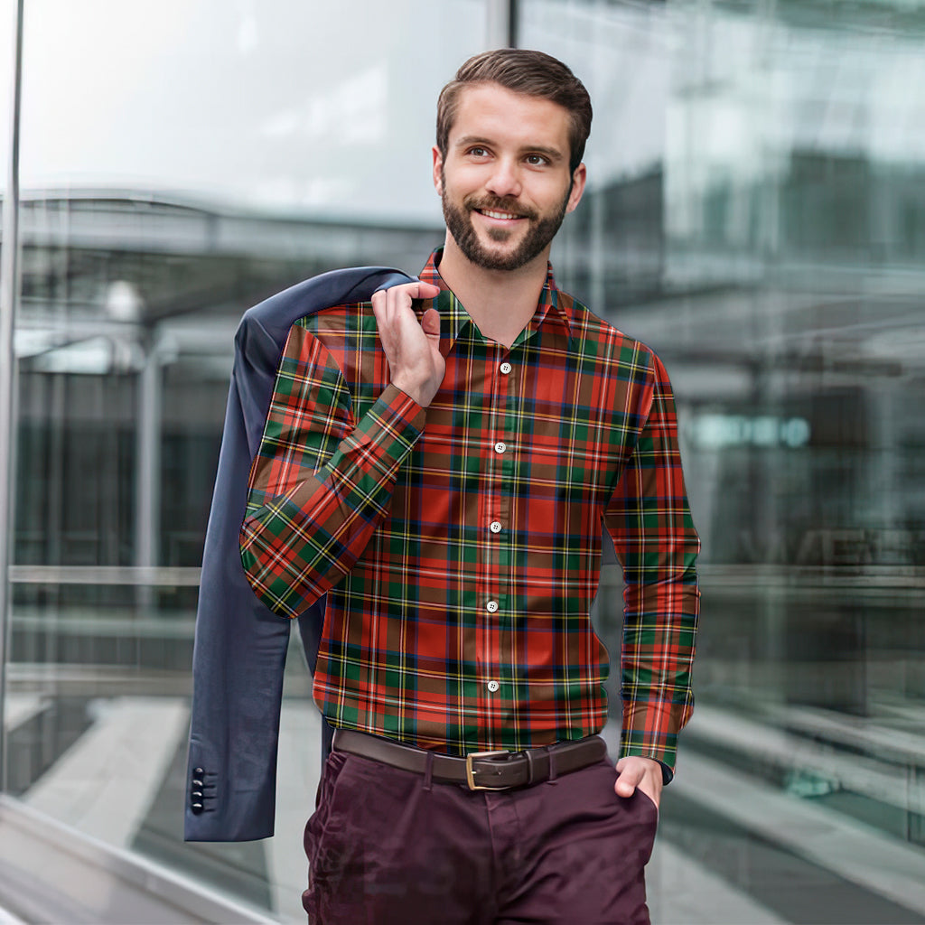 Lyle Tartan Long Sleeve Button Up Shirt - Tartan Vibes Clothing