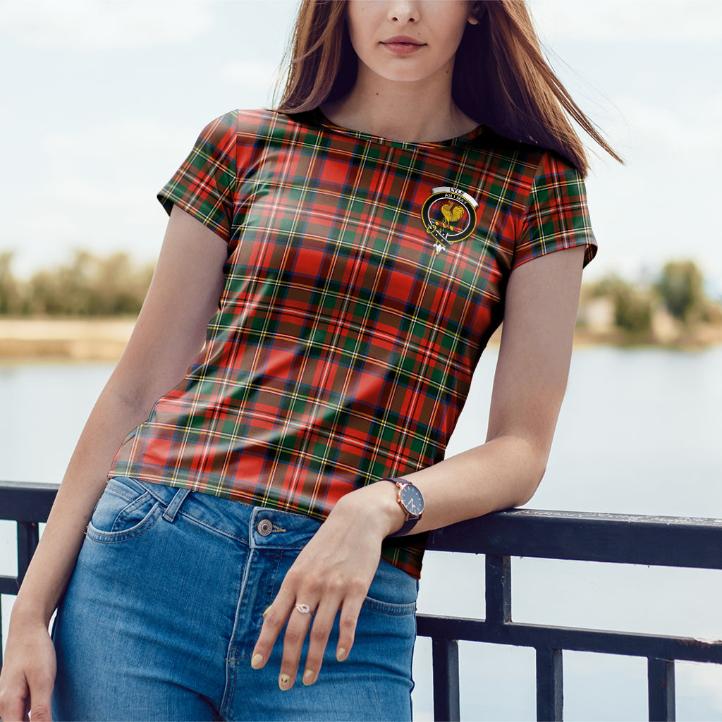 Lyle Tartan T-Shirt with Family Crest - Tartan Vibes Clothing
