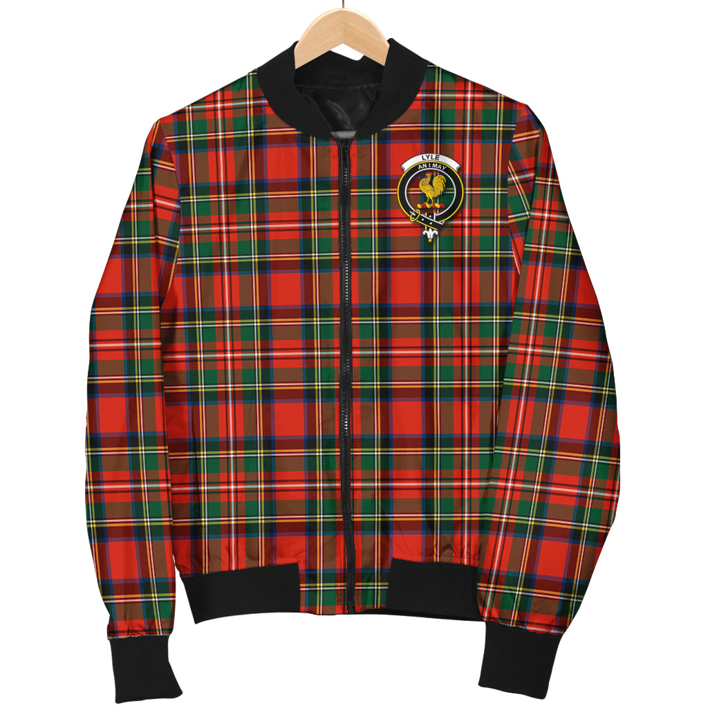 Lyle Tartan Bomber Jacket with Family Crest - Tartan Vibes Clothing
