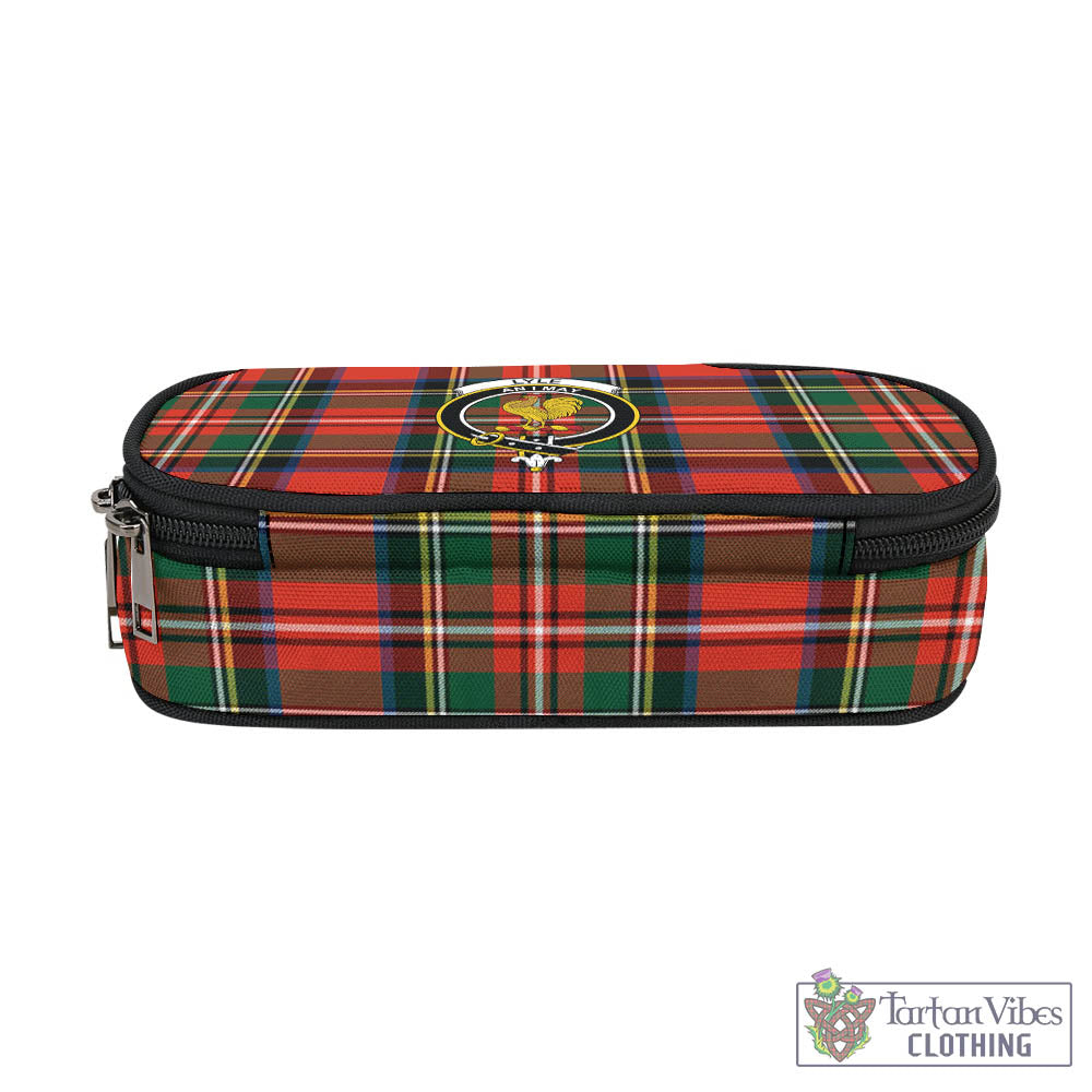 Tartan Vibes Clothing Lyle Tartan Pen and Pencil Case with Family Crest