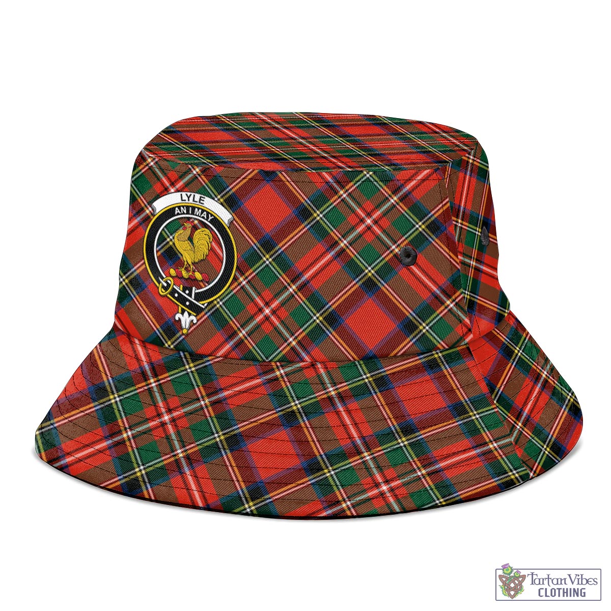Lyle Tartan Bucket Hat with Family Crest - Tartan Vibes Clothing