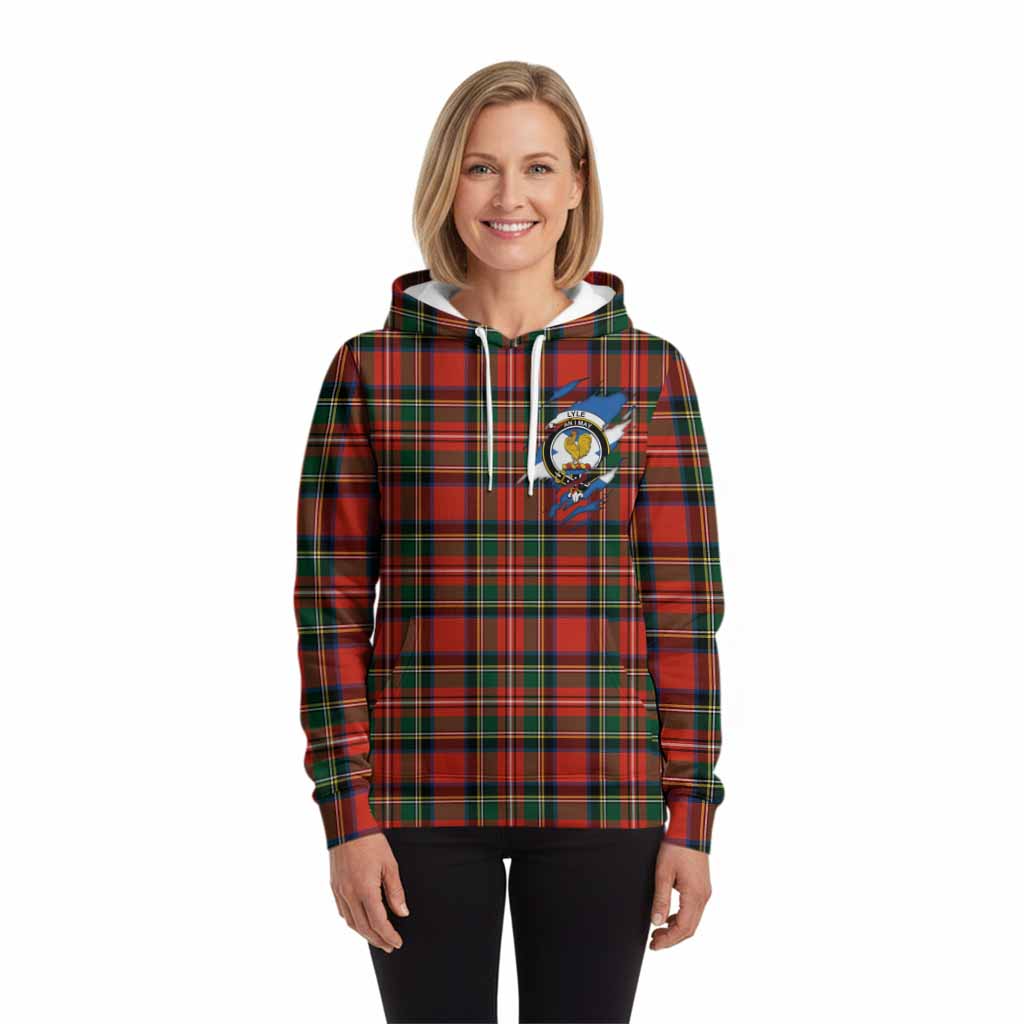 Lyle Clan Crest In Me Tartan Hoodie Scotland Flag Style