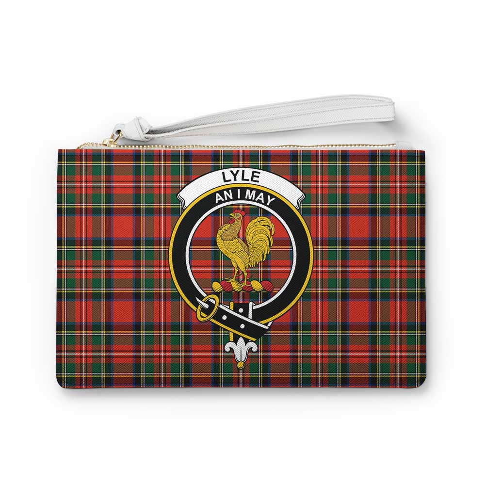Tartan Vibes Clothing Lyle Family Crest Tartan Clutch Bag