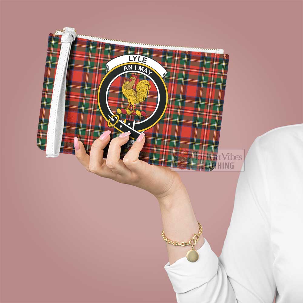 Tartan Vibes Clothing Lyle Family Crest Tartan Clutch Bag
