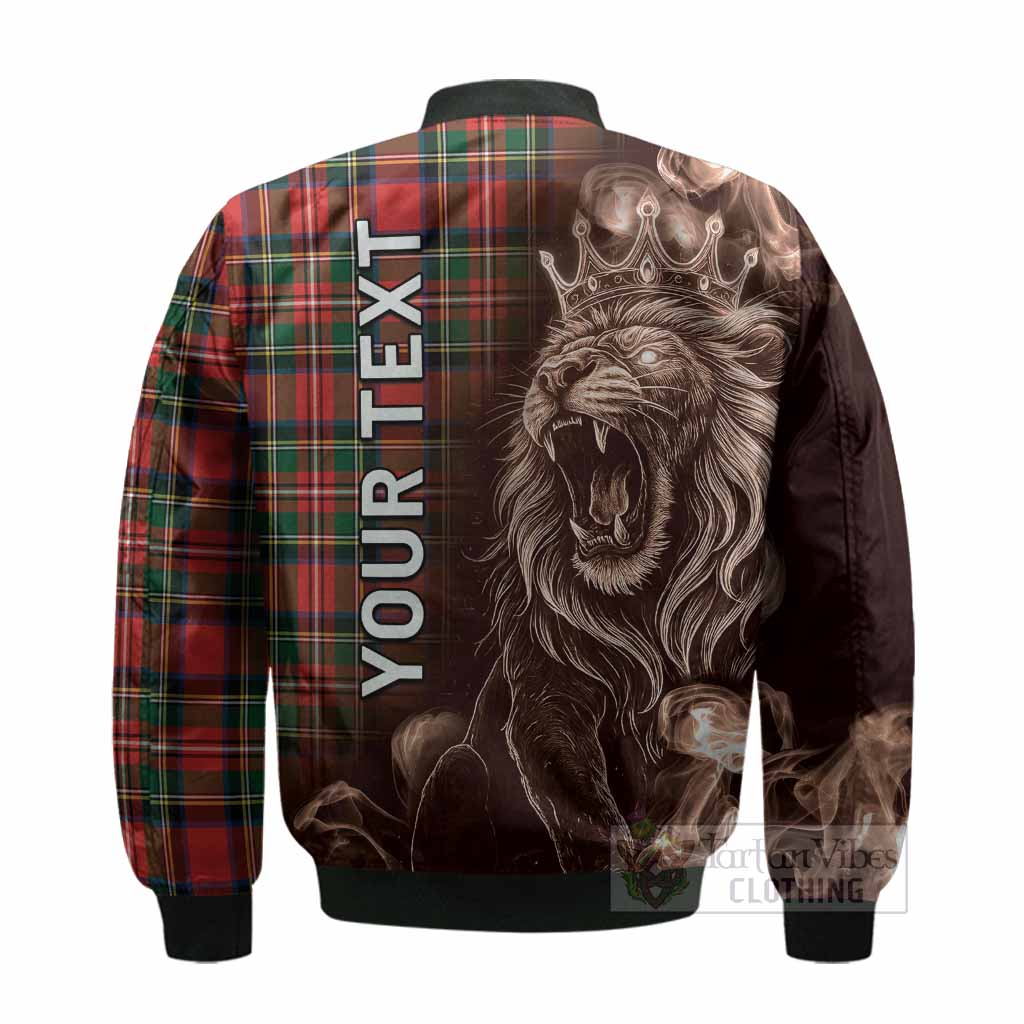 Lyle Tartan Bomber Jacket Roaring Lion Heritage
