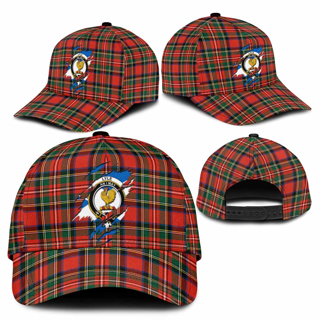 Lyle Tartan Classic Cap with Family Crest In Me Style