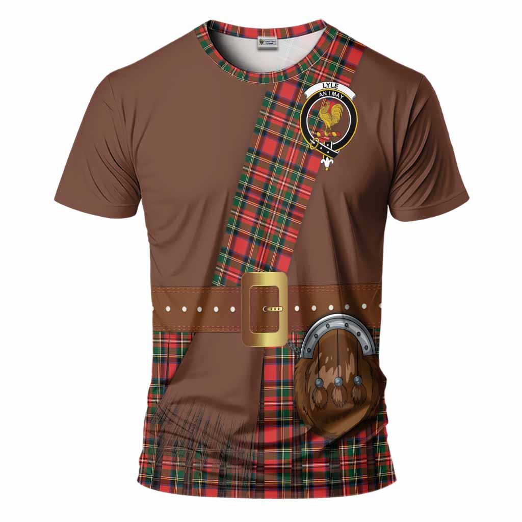 Lyle Tartan Crest T-Shirt Kilt Costume Style