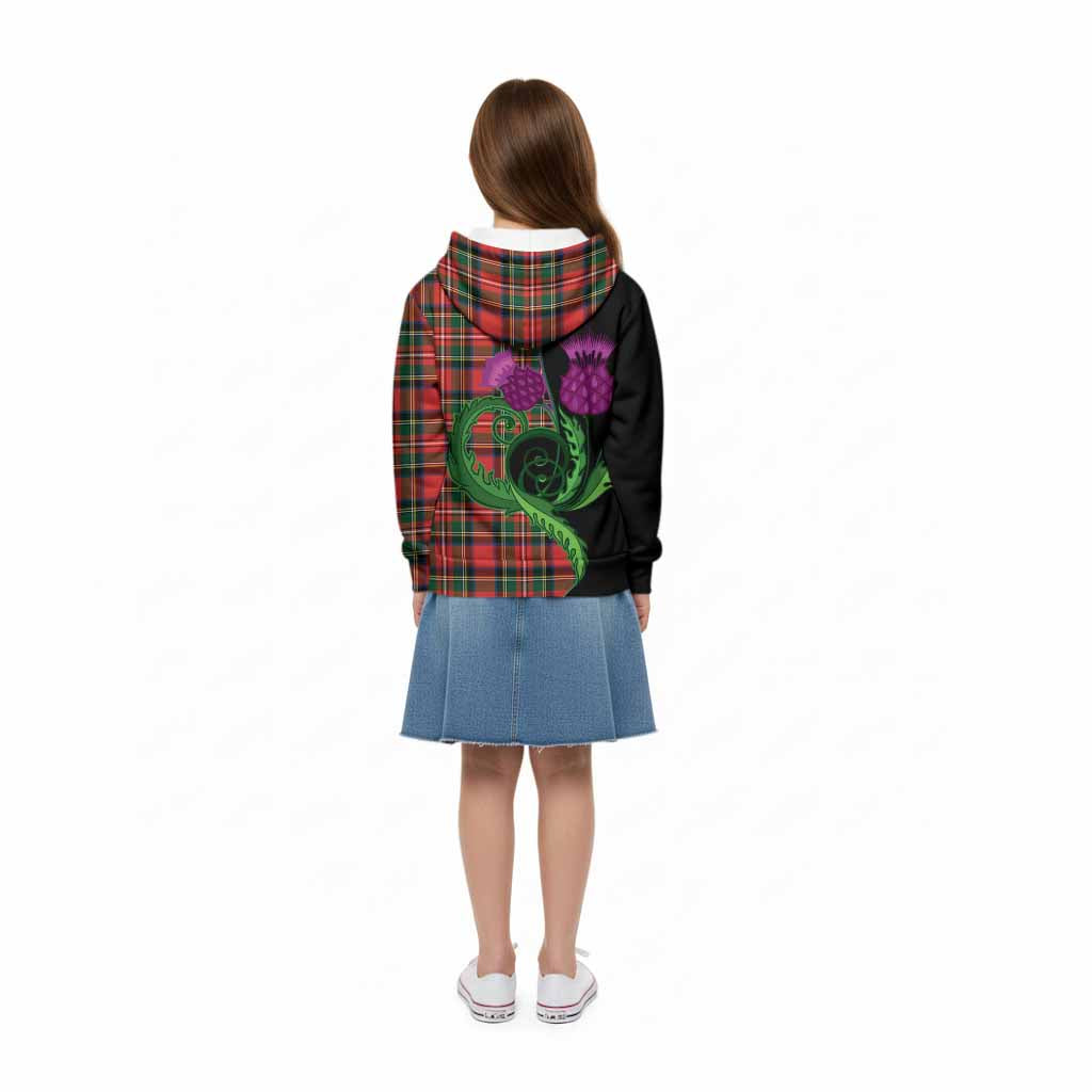 Lyle Tartan Kid Hoodie Traditional Scottish Thistle