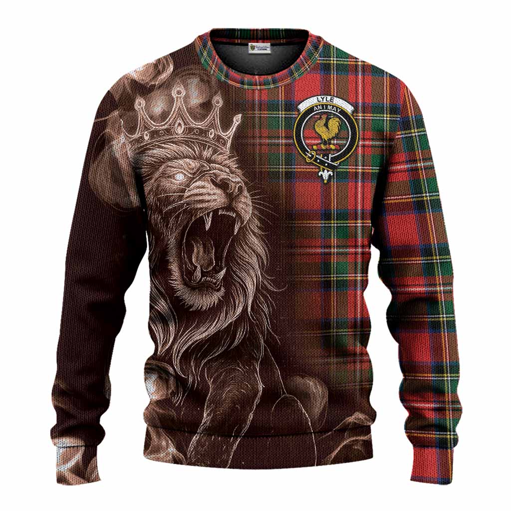 Lyle Tartan Knitted Sweater Roaring Lion Heritage