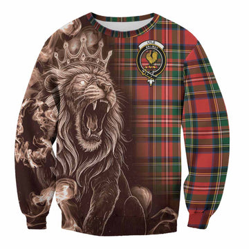 Lyle Tartan Sweatshirt Roaring Lion Heritage
