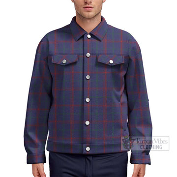 Lynch Tartan Unisex Lapel Cotton Jacket Unisex - Tartan Vibes Clothing