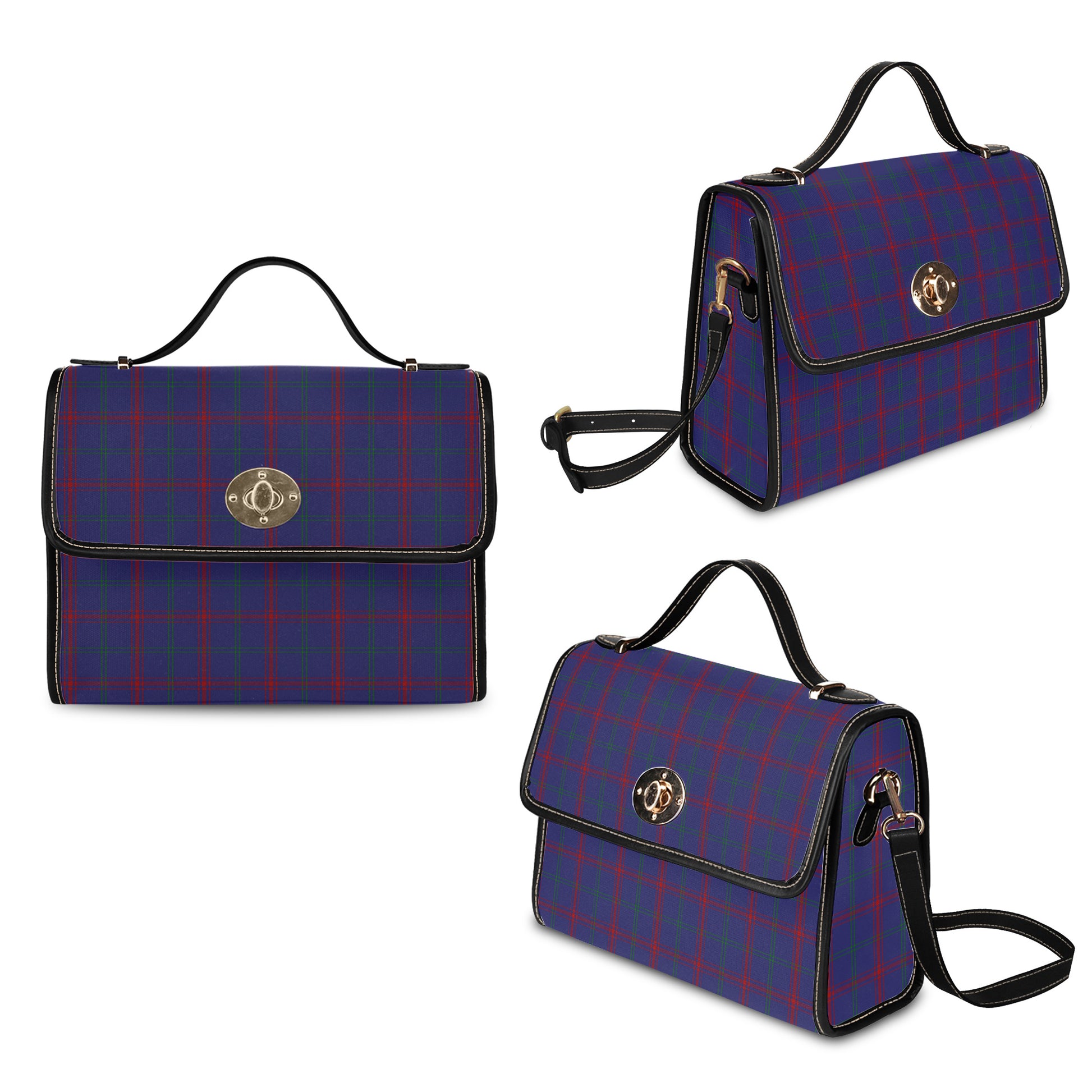 lynch-tartan-leather-strap-waterproof-canvas-bag