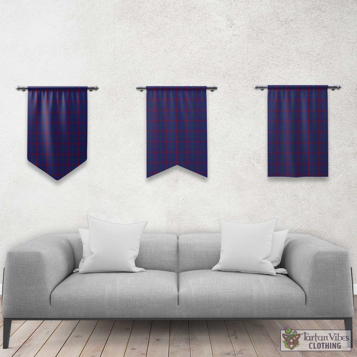 Lynch Tartan Gonfalon, Tartan Banner Rectangle - Tartan Vibes Clothing